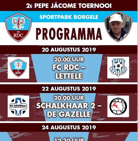 Pepe Jacome toernooi FC RDC