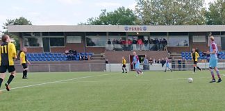 Beeld uit FC RDC vs. vv Gorssel op Sportpark Borgele (foto: Erik van Luttikhuizen)