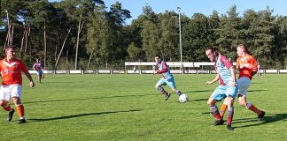 Duel van FC RDC bij Prins Bernard in Uddel