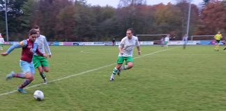 Gijs Borkent met zijn FC RDC bij Vierhouten '82