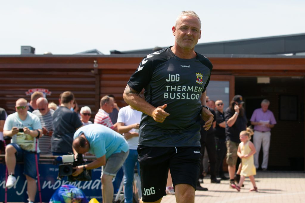 Jack de Gier op 'Klein Milanello'- Go Ahead Eagles - Foto: Henny Meyerink