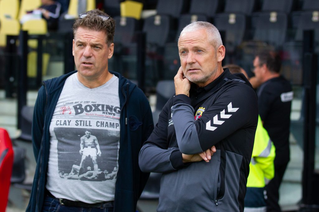 Jack de Gier en de pers - Go Ahead Eagles - Foto: Henny Meyerink
