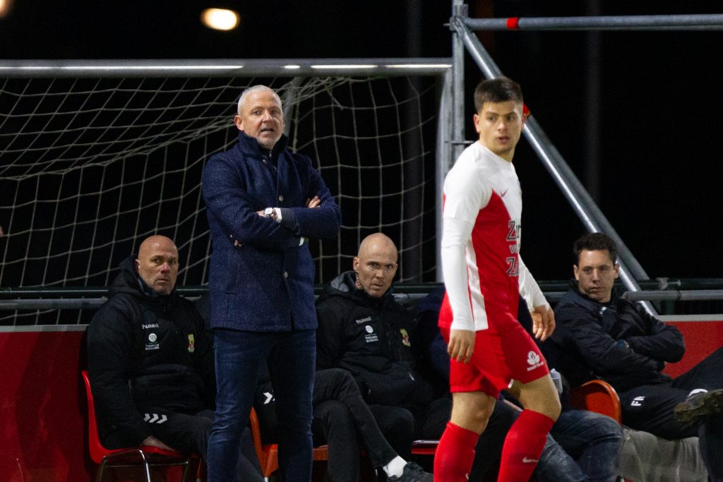 Jack de Gier bij Jong FC Utrecht - Go Ahead Eagles - Foto: Henny Meyerink