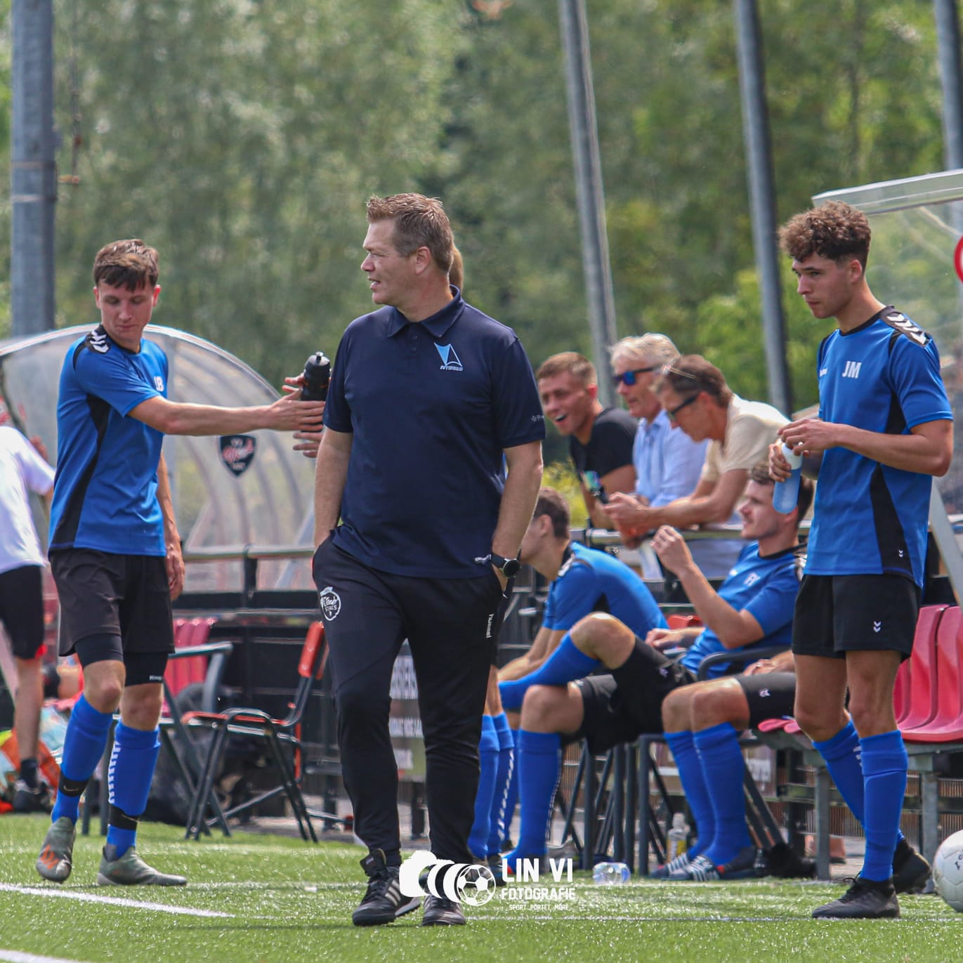 trainer Harold Dengerink van SV Twello