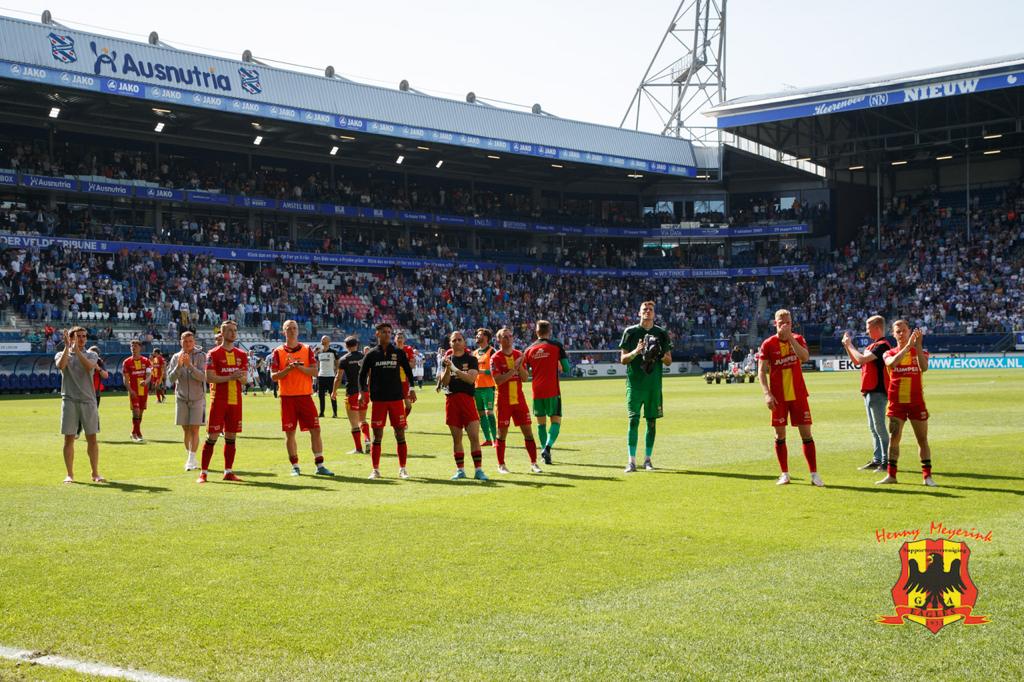 Afscheid spelers in Heerenveen Go Ahead Eagles #heegae