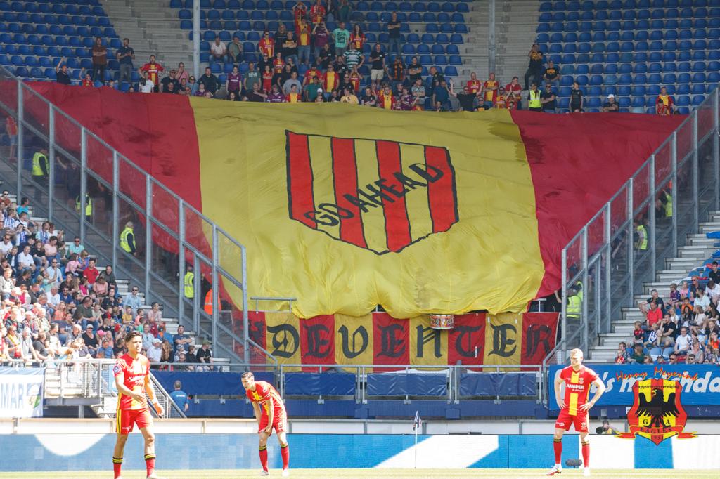 Spandoek uitpubliek Go Ahead Eagles #heegae