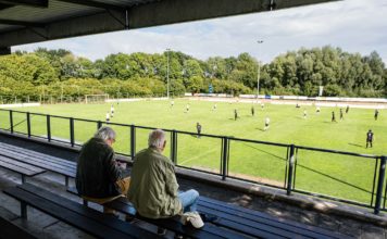 Kon. UD eindelijk van de hatelijke nul af Koninklijke UD - Be Quick Zutphen | foto: Han Balk