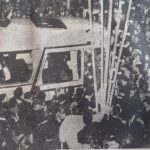 Adelaarsoog op Telstar uit Terugkomst Go Ahead Eagles na wedstrijd tegen Telstar op 2 mei 1965