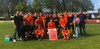 Voorwaarts viert Bruce Schotmans 100ste doelpunt