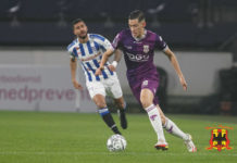Op 22 januari 2022 versloeg Go Ahead Eagles Heerenveen in eigen huis met 0-1.