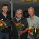 v.l.n.r Michel Hettema,, Johan Bruinewoud en Lex Kiffen