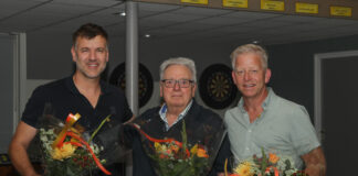 v.l.n.r Michel Hettema,, Johan Bruinewoud en Lex Kiffen