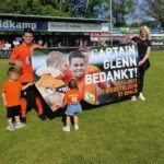 Glenn Kobussen bij zijn afscheid van HHC Hardenberg | foto: HHC Clubsupport