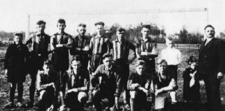 Ricky van den Berg op verjaardag 90-jarige SC Wesepe