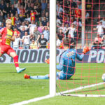 DEVENTER, NETHERLANDS - MAY 21: Dario Serra of Go Ahead Eagles during the Eredivisie match between Go Ahead Eagles and FC Volendam at de Adelaarshorst on May 21, 2023 in Deventer, Netherlands (Photo by Henny Meyerink/BSR Agency)