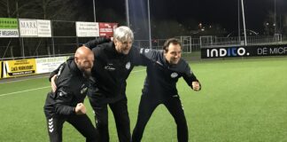 Trainers Beldman, Geestman en keeperstrainer Frank Huis in ’t Veld