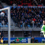 De winnende treffer op 3 april 2022 van Philippe Rommens in de uitwedstrijd tegen PEC | foto: Henny Meyerink