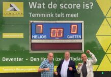 Aannemersbedrijf Temmink hoofdsponsor bij SV Helios