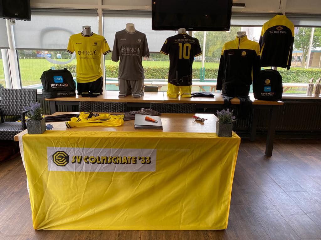 Nieuwe hoofd- en kledingsponsors voor SV Colmschate ’33