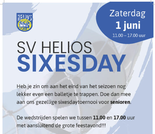 SV Helios Sixesday 1 juni 2024