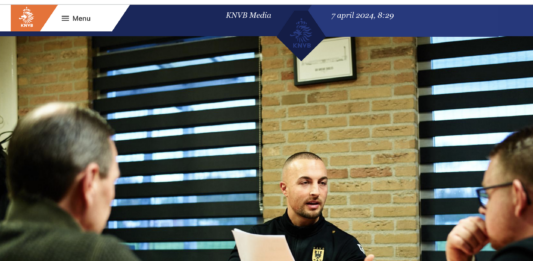 Volkan Ince - screenshot KNVB website