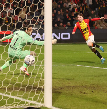 Breum schiet raak, de 1-0 Go Ahead Eagles - Sparta - #gaespa - Foto: Henny Meyerink