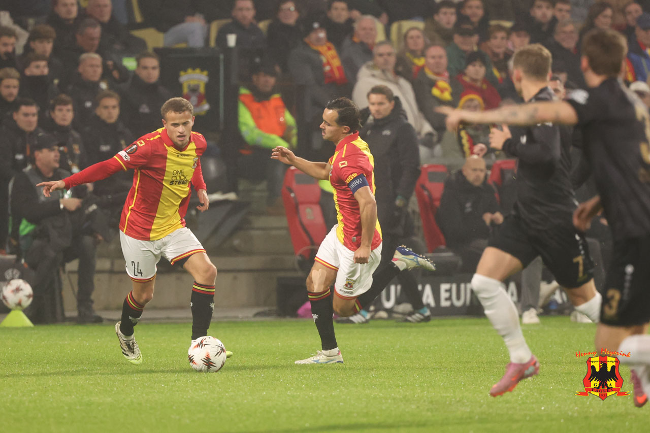 Kenneth Goudmijn en Mats Deijl UEFA Europa League Go Ahead Eagles vs. VFB Stuttgart #gaevfb - Foto: Henny Meyerink