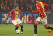 Adelaarsoog op HFC uit Oscar Sivertsen UEFA Europa League Go Ahead Eagles vs. VFB Stuttgart #gaevfb - Foto: Henny Meyerink