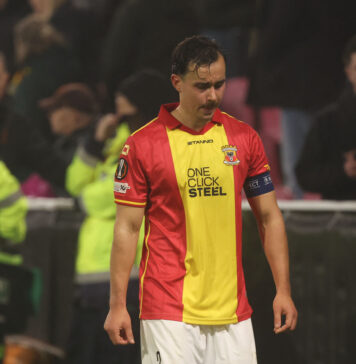 Go Ahead Eagles kansloos tegen volwassen Stuttgart Mats Deijl na UEFA Europa League Go Ahead Eagles vs. VFB Stuttgart #gaevfb - Foto: Henny Meyerink