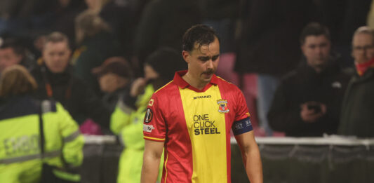 Go Ahead Eagles kansloos tegen volwassen Stuttgart Mats Deijl na UEFA Europa League Go Ahead Eagles vs. VFB Stuttgart #gaevfb - Foto: Henny Meyerink