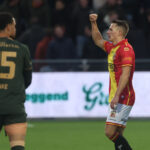 Mathis Suray viert treffer - Go Ahead Eagles vs. FC Utrecht 30112025 - Foto: Henny Meyerink