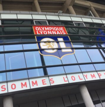Adelaarsoog op Lyon uit Olympique Lyonnais stadium | Wikimedia Commons, Randy110912