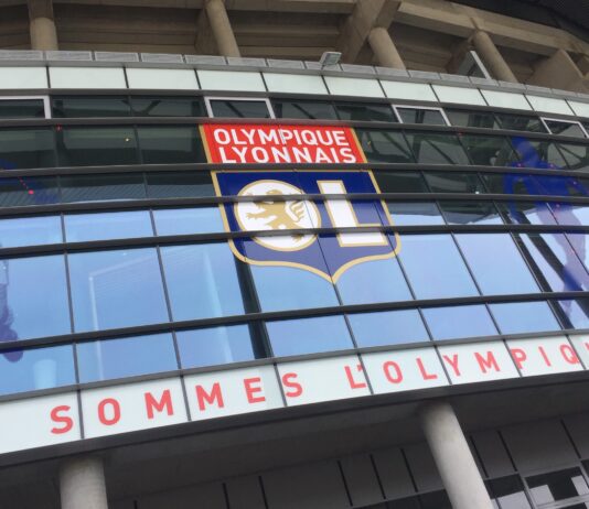 Adelaarsoog op Lyon uit Olympique Lyonnais stadium | Wikimedia Commons, Randy110912