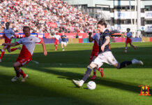 Adelaarsoog op Utrecht uit Thibo Baeten in FC Utrecht vs. Go Ahead Eagles #utrgae - Foto: Henny Meyerink