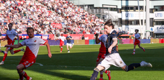 Thibo Baeten in FC Utrecht vs. Go Ahead Eagles #utrgae - Foto: Henny Meyerink