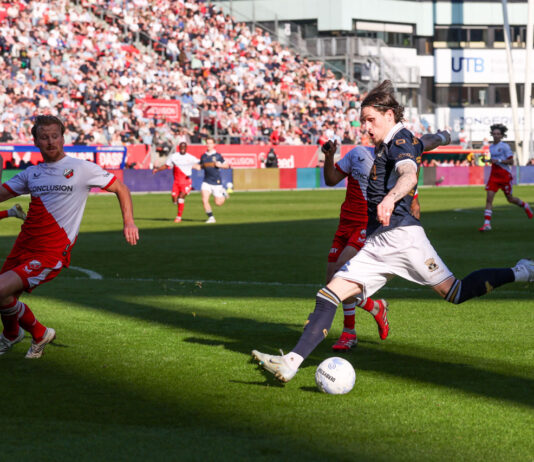 Thibo Baeten in FC Utrecht vs. Go Ahead Eagles #utrgae - Foto: Henny Meyerink
