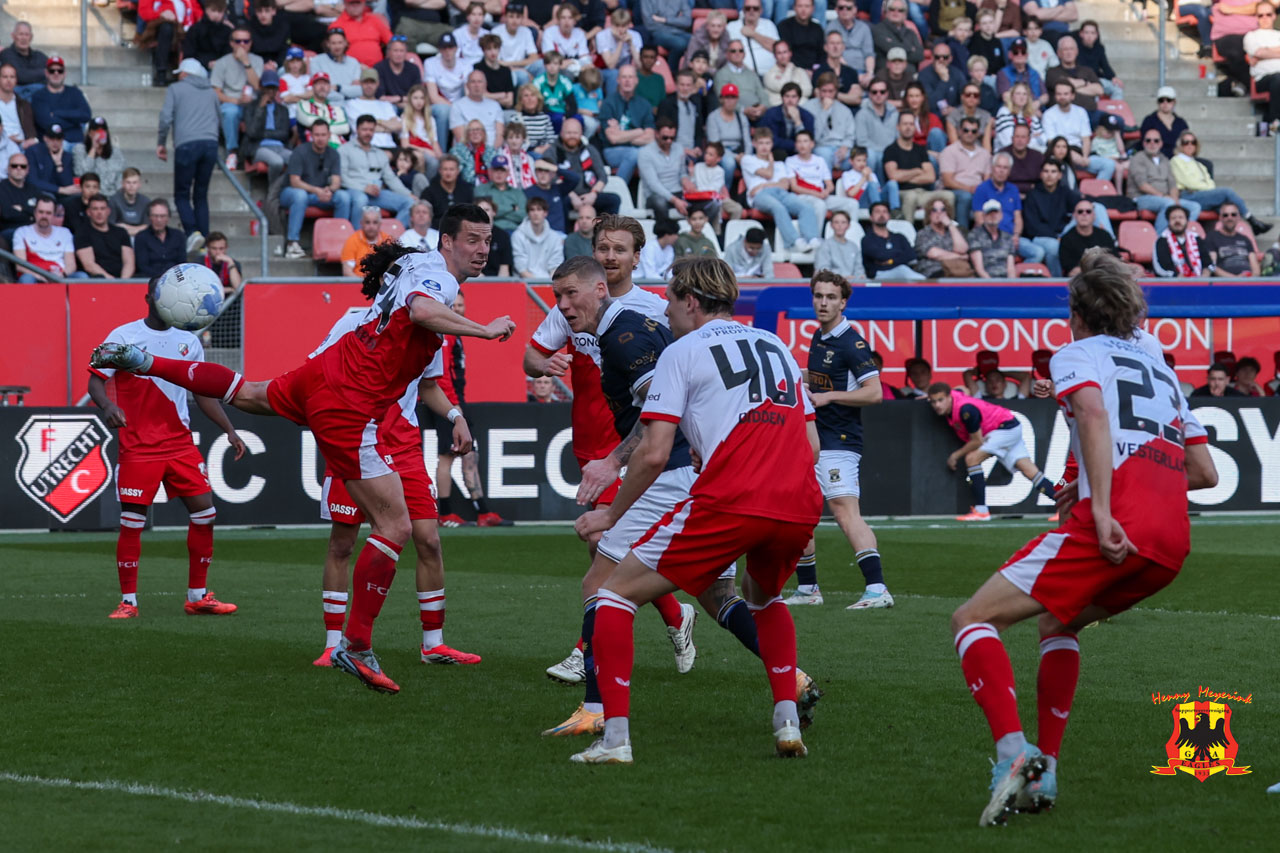 Victor Edvardsen in FC Utrecht vs. Go Ahead Eagles #utrgae - Foto: Henny Meyerink