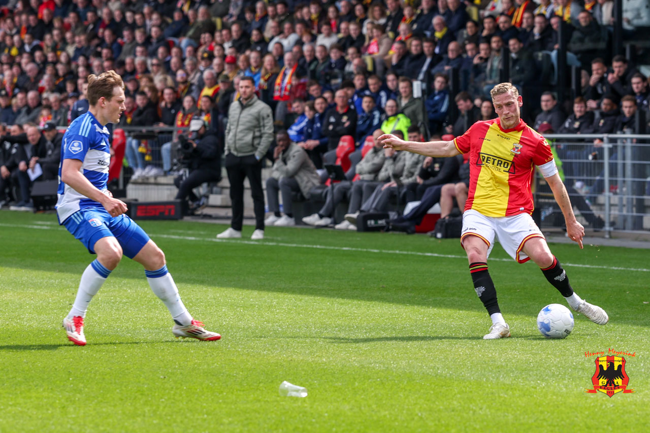 Stijvolle aanvoerder Kramer - IJselderby 05-04-2026 - Go Ahead Eagles vs. PEC Zwolle - Foto Henny Meyerink