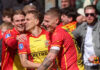Vijfklapper in de IJsselderby: Zwolle keihard ontmaskerd Adelgaard viert treffer - IJsselderby 05-04-2026 - Go Ahead Eagles vs. PEC Zwolle - Foto Henny Meyerink