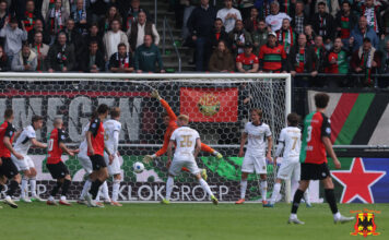 Nijmeegs feest na zege op Go Ahead Eagles en historisch Champions League-ticket