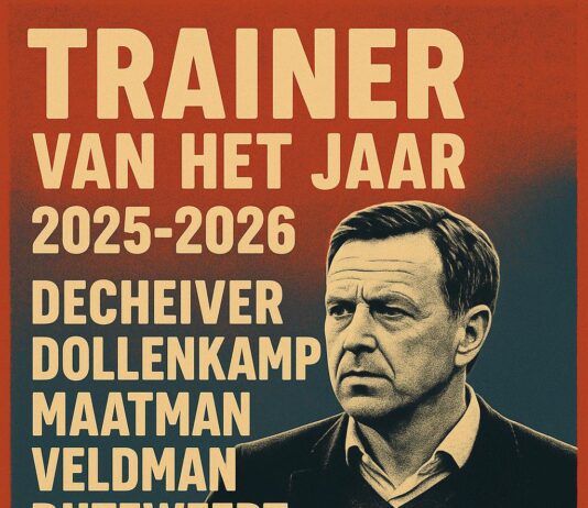 Wie wordt de Deventervoetbal Trainer van het Jaar 2025/2026?