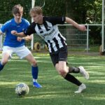 Jong ABS maakt kennis met niveau derde klasse ABS - Bentelo | foto: Ferdinand Deuzeman